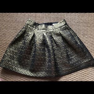Banana Republic Gold Skirt US 2